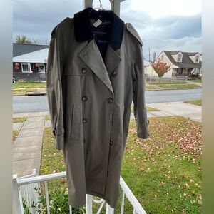 Bradley Jons - Men's Trench Coat, Khaki/Tan with removable liner - Size 38S/Med